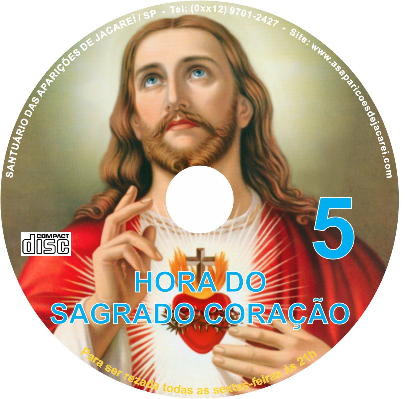 CD Hora do Sagrado Coração 5 CD Hora do Sagrado Coração 5